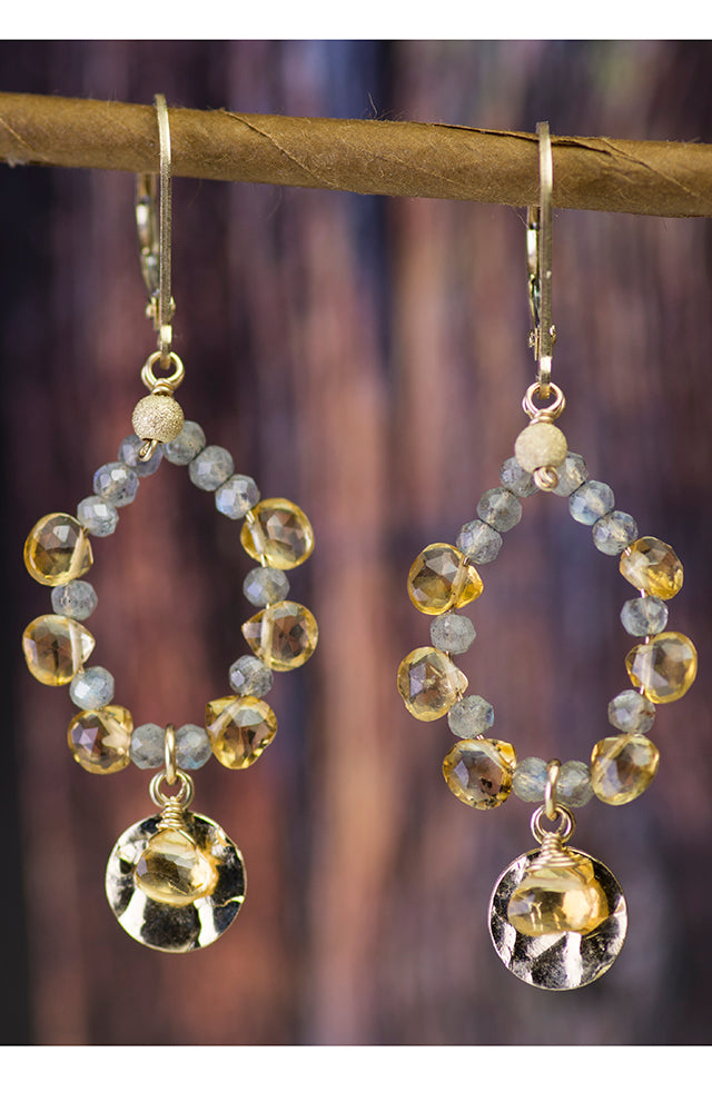 Handmade Sterling Silver and Gemstone Earrings - Whisperingtree.net